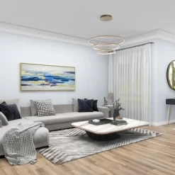 Modern Polystone Abstract Framed Wall Art With Gold Frame Blue - Olivia & May -Home Series Shop GUEST 264886f9 81da 4261 a87a adcb9054ae47