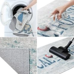Bathroom Rugs 3 Piece Set - Non-Slip Ultra Thin Bath Rugs For Bathroom Floor -Home Series Shop GUEST 2666a637 a3a6 47d4 9dec 570a5e99db3d