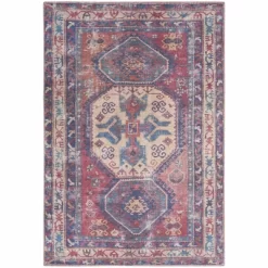 Nicole Curtis Machine Washable Bordered Southwestern Indoor Rug -Home Series Shop GUEST 26d77a02 4303 4dcd 89a4 51f5c7fab0dc