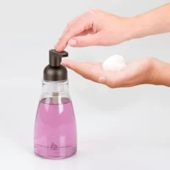 MDesign Round Refillable Foaming Hand Soap Dispenser Pump, 2 Pack -Home Series Shop GUEST 2831897b 6ef1 41d5 be60 b441deab2929