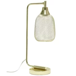 Industrial Mesh Desk Lamp Gold - Lalia Home -Home Series Shop GUEST 29bd1499 a6cd 4c1e bce9 09a35e76a485