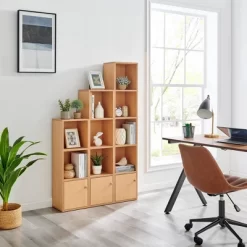 59" Set Of 3 Slim Cube Shelf Unit Towers - Danya B. -Home Series Shop GUEST 2c55c360 9e4e 41f7 9926 d7d21e41e726