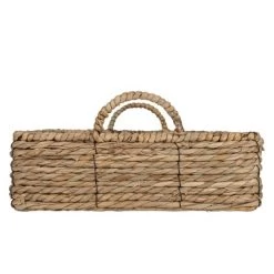 Brown Woven Seagrass & Metal Tray By Foreside Home & Garden -Home Series Shop GUEST 2eb64296 c218 4cfc a022 7757f3f55fd7