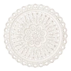 Brielport Aiden Lane Carved Wall Decor White - Southern Enterprises -Home Series Shop GUEST 2f285706 49f1 4c12 bddc 196c79b197f8