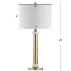Metal/Marble Gregory Table Lamp (Includes LED Light Bulb) Gold - JONATHAN Y -Home Series Shop GUEST 2f5666f0 f85d 4623 8be4 f28af64f1fb6
