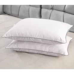 Cheer Collection Set Of 2 Organic Kapok Bed Pillows And Sham Inserts With Plush Microfiber Shell -Home Series Shop GUEST 3077ab76 7ac8 44ab 974a dc2a56c909b9