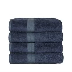 4 Piece Bath Towel Set, Rayon From Bamboo And Cotton, Plush And Thick, Hypoallergenic, Solid Terry Towels With Dobby Border By Blue Nile Mills 18 4 Piece Bath Towel Set, Rayon From Bamboo And Cotton, Plush And Thick, Hypoallergenic, Solid Terry Towels With Dobby Border By Blue Nile Mills -Home Series Shop GUEST 31d5ad35 0c2c 4966 9d7d 3f48ce996c20