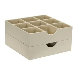 Household Essentials Set Of 2 9-Section Drawer Trays Cream -Home Series Shop GUEST 32323e67 c3cf 442f 8853 43aada43233f