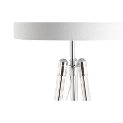 60" Metal/Crystal Surveyor's Tripod Floor Lamp (Includes LED Light Bulb) Chrome - Jonathan Y -Home Series Shop GUEST 327714a6 960b 478b 835e 81332391bb2c