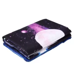 PiccoCasa Polyester Galaxy Sky Cosmos Night Pattern 3D Printed Duvet Cover Set With 2 Pillowcases 4 Pcs Queen Dark Purple -Home Series Shop GUEST 339a79e2 f32b 401c 8ba2 c4f2a024f8c5