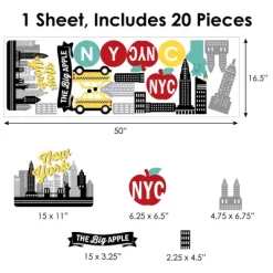 Big Dot Of Happiness NYC Cityscape - Peel And Stick New York Skyline Vinyl Wall Art Stickers - Wall Decals - Set Of 20 11 Big Dot Of Happiness NYC Cityscape - Peel And Stick New York Skyline Vinyl Wall Art Stickers - Wall Decals - Set Of 20 -Home Series Shop GUEST 33b256ec 6f71 498f a692 662daeb5c6f8