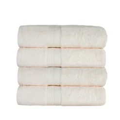 4 Piece Bath Towel Set, Rayon From Bamboo And Cotton, Plush And Thick, Hypoallergenic, Solid Terry Towels With Dobby Border By Blue Nile Mills 17 4 Piece Bath Towel Set, Rayon From Bamboo And Cotton, Plush And Thick, Hypoallergenic, Solid Terry Towels With Dobby Border By Blue Nile Mills -Home Series Shop GUEST 33e8b159 02c5 462e 84ac aa0457a19104