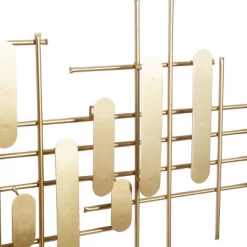 Metal Geometric Narrow Stripes Wall Decor Gold - CosmoLiving By Cosmopolitan -Home Series Shop GUEST 3410a444 11dc 476e 8b39 347708b67581