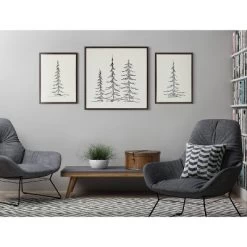 (Set Of 2) 18" X 24" Sylvie Minimalist Evergreen Trees Sketch Framed Canvas Set Brown - Kate & Laurel All Things Decor -Home Series Shop GUEST 3494cedc 5de6 4089 9321 5baec465e2fc