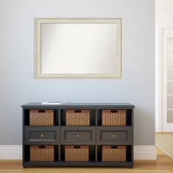 41" X 29" Non-Beveled Regal Birch Cream Bathroom Wall Mirror - Amanti Art -Home Series Shop GUEST 35cce966 bdaa 4a7b 95ac 47c68e2ccd30