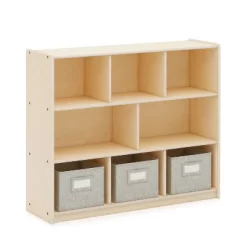 Guidecraft EdQ 3-Shelf 8-Compartment Storage - 36" -Home Series Shop GUEST 35ef5b1f 06db 4a66 a3ed bf58222cff89