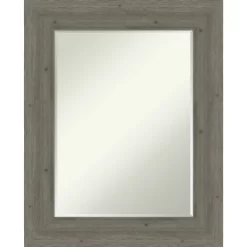 Amanti Art Fencepost Petite Bevel Wood Bathroom Wall Mirror -Home Series Shop GUEST 367ff943 a554 45b9 be21 c6113a0f87e7