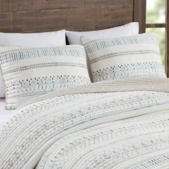 Madison Park 3pc Levi Reversible Printed Microfiber Seersucker Coverlet Set Taupe -Home Series Shop GUEST 372e8466 efb4 42fb aa79 60bf18638a0f