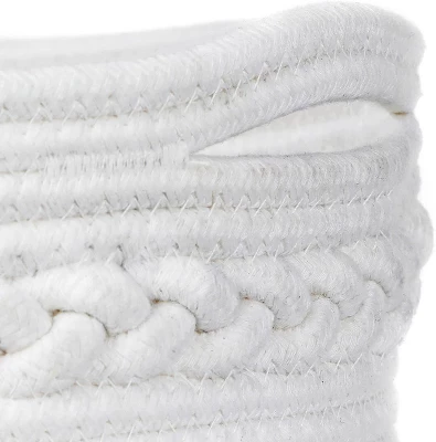 Midlee Oval Braided Handle Toys Basket 5 Midlee Oval Braided Handle Toys Basket - Image 5