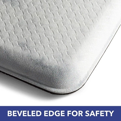 J&V TEXTILES Anti Fatigue Kitchen Mat Cushioned Anti Fatigue, Non Slip Waterproof Mat Standing Desk, 20x36x1/2 Inches (Happy Is Homemade) 2 J&V TEXTILES Anti Fatigue Kitchen Mat Cushioned Anti Fatigue, Non Slip Waterproof Mat Standing Desk, 20x36x1/2 Inches (Happy Is Homemade) - Image 2