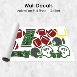 Big Dot Of Happiness End Zone - Football - Peel And Stick Sports Decor Vinyl Wall Art Stickers - Wall Decals - Set Of 20 9 Big Dot Of Happiness End Zone - Football - Peel And Stick Sports Decor Vinyl Wall Art Stickers - Wall Decals - Set Of 20 -Home Series Shop GUEST 388f6f07 06a5 4f42 9a02 6cea3f855c84