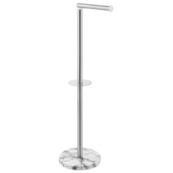 MDesign Toilet Paper Roll Holder Stand/Dispenser - Brushed Stainless - Bronze 23 MDesign Toilet Paper Roll Holder Stand/Dispenser - Brushed Stainless - Bronze -Home Series Shop GUEST 3a180fbc db44 4ade bdbc bc28be2a7b85