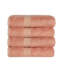 4 Piece Bath Towel Set, Rayon From Bamboo And Cotton, Plush And Thick, Hypoallergenic, Solid Terry Towels With Dobby Border By Blue Nile Mills 19 4 Piece Bath Towel Set, Rayon From Bamboo And Cotton, Plush And Thick, Hypoallergenic, Solid Terry Towels With Dobby Border By Blue Nile Mills -Home Series Shop GUEST 3b5909a0 4590 4c83 b9d4 dfb6a03a1aec