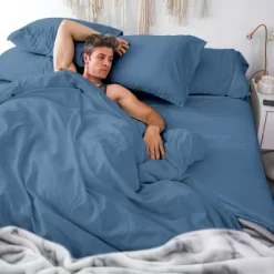 Classic Cool & Crisp 100% Cotton Percale Duvet Cover Set