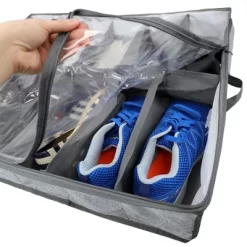 Home Basics Herringbone 12 Pair Non-woven Under The Bed Organizer, Grey -Home Series Shop GUEST 3c5a1546 5b32 4e75 ade5 abdd61fb54a3