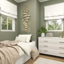 Metal Geometric Narrow Stripes Wall Decor Gold - CosmoLiving By Cosmopolitan -Home Series Shop GUEST 3e0f41df d743 46e4 8598 8fae28ceb7d3