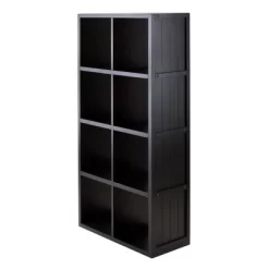 40.08" 9pc Timothy Set Storage Shelf 4X2 With Baskets Black - Winsome -Home Series Shop GUEST 3e9a7f17 0d3d 43f2 aaa5 748423ea43ba