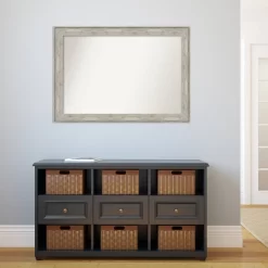 41" X 29" Non-Beveled Crackled Bathroom Wall Mirror Metallic Silver - Amanti Art 11 41" X 29" Non-Beveled Crackled Bathroom Wall Mirror Metallic Silver - Amanti Art -Home Series Shop GUEST 3ef23245 d4ba 4a27 889a cbfeabf18060