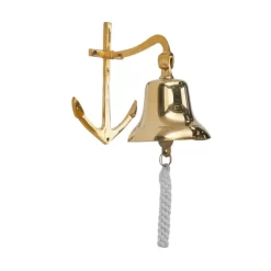 Brass Bell Wall Decor With Anchor Backing - Olivia & May -Home Series Shop GUEST 407433f0 f5fd 4c18 b88f 0e818d8a70c9