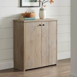 31" Castleton Mango Wood Shoe Cubbie Storage Cabinet Driftwood - Alaterre Furniture -Home Series Shop GUEST 4080139b 527c 41df 85c6 f45b75b96d6a