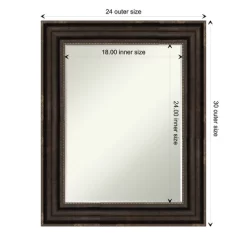 Amanti Art Stately Bronze Petite Bevel Bathroom Wall Mirror 30.25 X 24.25 In. 5 Amanti Art Stately Bronze Petite Bevel Bathroom Wall Mirror 30.25 X 24.25 In. -Home Series Shop GUEST 40961cab b84c 4c69 8bd4 a527a2151979