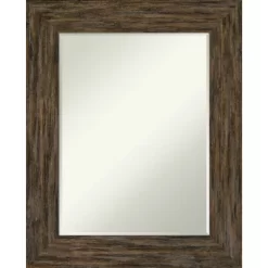 Amanti Art Fencepost Petite Bevel Wood Bathroom Wall Mirror -Home Series Shop GUEST 4184523b 643c 4a04 b620 5d61faf5be8b