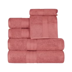 Classic Plush Absorbent 6-Piece Towel Set By Blue Nile Mills -Home Series Shop GUEST 4281c6a1 e239 4739 82bc c00733632ee3