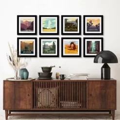Retro National Parks - 8 Piece Gallery Art Print Set By Anderson Design Group -Home Series Shop GUEST 445cae4c 99b4 46f1 bd60 fcba6a06db6a