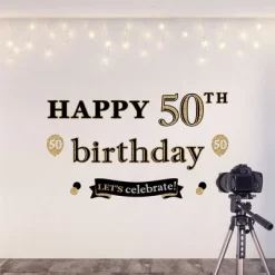 Big Dot Of Happiness Adult 50th Birthday - Gold - Peel And Stick Birthday Party Decoration - Wall Decals Backdrop -Home Series Shop GUEST 44822f73 18f1 492b a16a 29bc0cc4bcd0