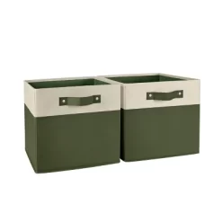2pc Kids' 10.5" Two-Toned Folding Storage Bin Set - RiverRidge Home -Home Series Shop GUEST 44ec3bb4 6492 4270 8e41 fc87b00d4061