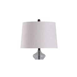Allen Seeded Glass Table Lamp With Tapered Drum Shade Oil Rubbed Bronze - StyleCraft