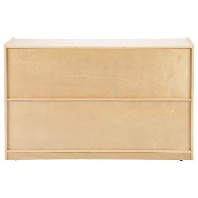 ECR4Kids 20 Cubby Mobile Tray Storage Cabinet, 4x5, Classroom Furniture, Natural 3 ECR4Kids 20 Cubby Mobile Tray Storage Cabinet, 4x5, Classroom Furniture, Natural - Image 3