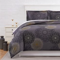Southshore Fine Living Midnight Floral Paisley Oversized Ultra-soft Duvet Cover Set With Shams -Home Series Shop GUEST 4923d68e f593 434d b37e e32e0337d555