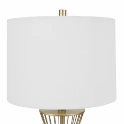 27" Gold Metal Wire With Marble Table Lamp - Nourison -Home Series Shop GUEST 4a5b9d32 443b 4446 baca 92500af6261e