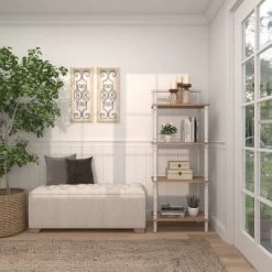 Wood Scroll Window Inspired Wall Decor With Metal Scrollwork Relief White - Olivia & May -Home Series Shop GUEST 4ab6448f 9e95 476c 8c1b 3e51ba551e00