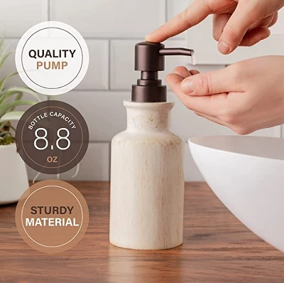 Creative Scents Rustic Luxe Bathroom Soap Dispenser 3 Creative Scents Rustic Luxe Bathroom Soap Dispenser - Image 3