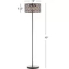 Mosiac Floor Lamp - Oil Rubbed Bronze (Black)/Multi - Safavieh