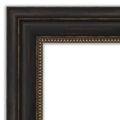 Amanti Art Accent Bronze Petite Bevel Bathroom Wall Mirror 29 X 23 In.