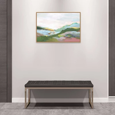 33" X 23" Highland Landscape I By Isabelle Z Framed Canvas Wall Art Print - Amanti Art 5 33" X 23" Highland Landscape I By Isabelle Z Framed Canvas Wall Art Print - Amanti Art - Image 5