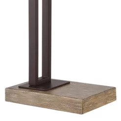 Franklin Iron Works Maricopa Rustic Farmhouse Desk Lamp 21 1/4" High Bronze Metal With USB And AC Power Outlet Mica Shade For Bedroom Living Room Home -Home Series Shop GUEST 4e1211ea ac0c 483b 8fa2 e18826e78621